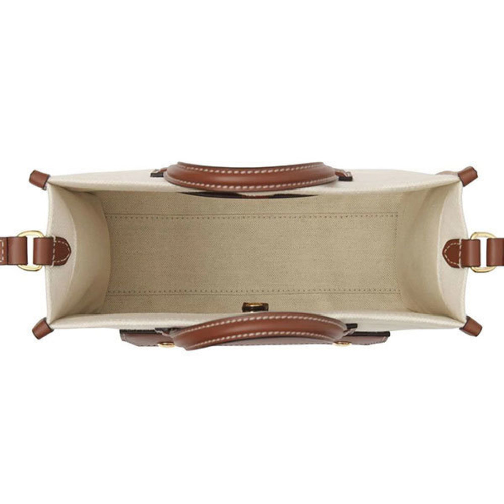 Burberry Bag Outlet Brown Canvas Tote